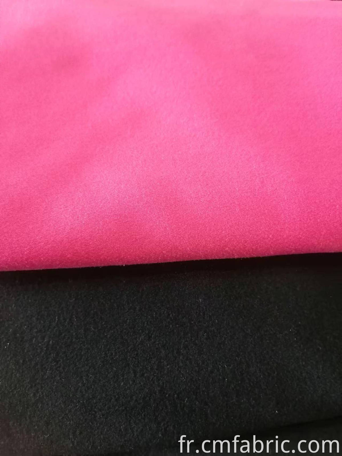 knitted polyester spandex double brushed fabric